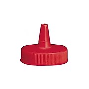 Tablecraft Squeeze Bottle Top, Red, 12/CT (100TK)