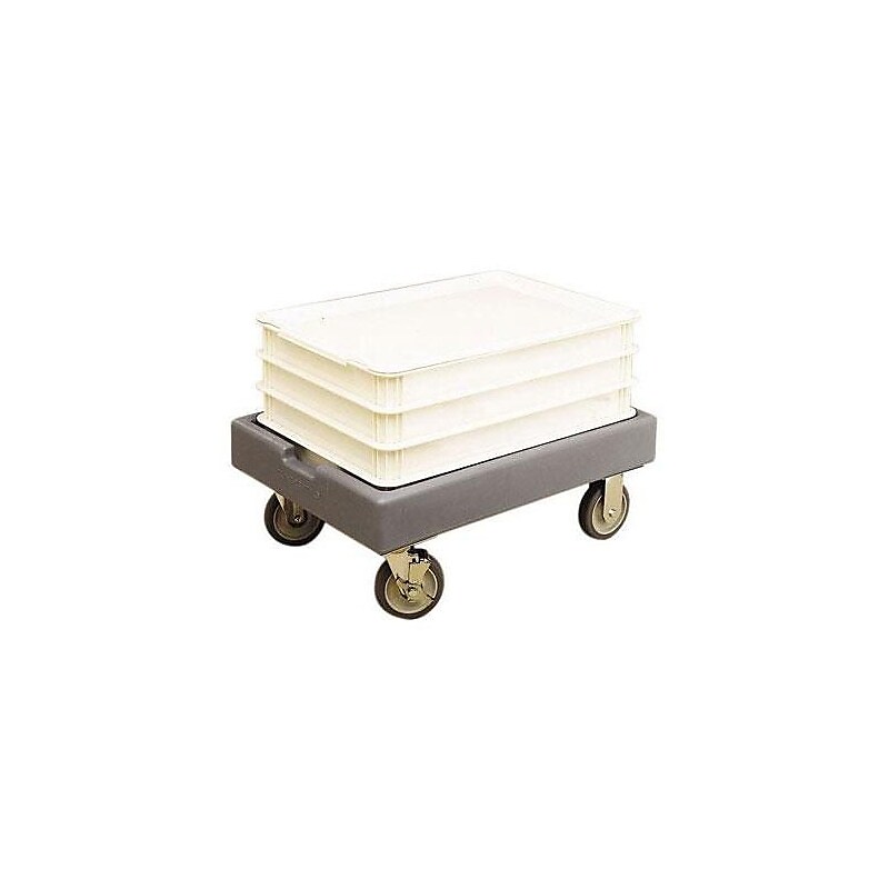 Cambro Camdolly 18" x 26" Black Dough Box Dolly (CD1826PDB110) image 1