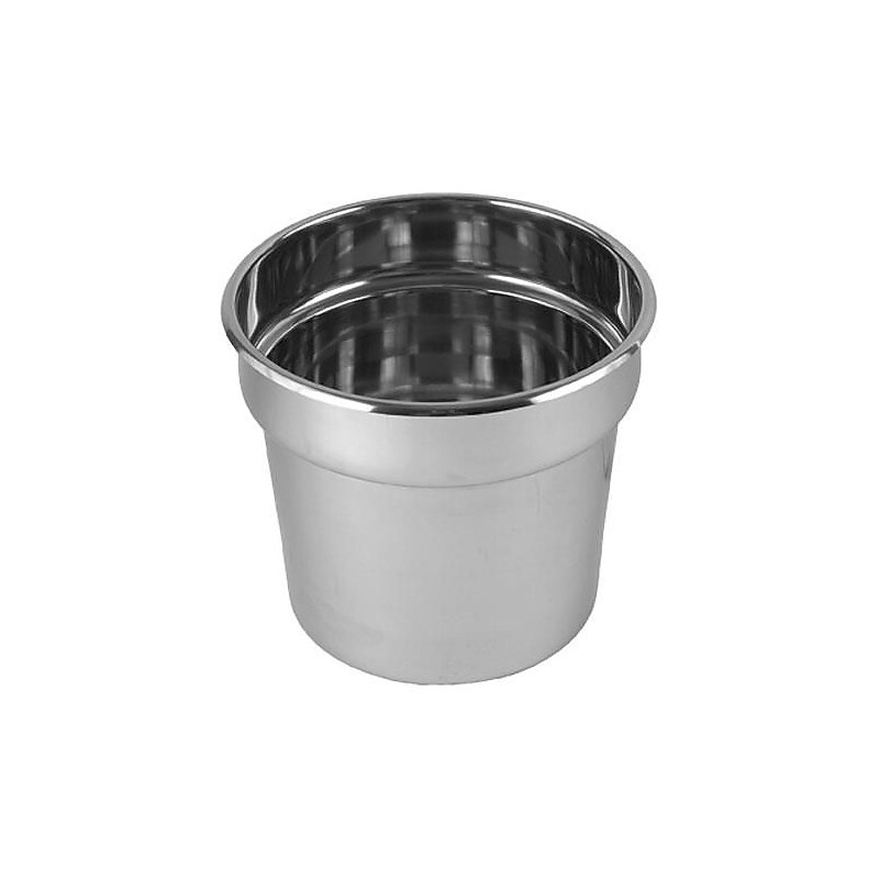Update International 7 Qt. Inset Pan, 8 1/4" H x 9 5/16" Dia, Silver (IS-70) image 1
