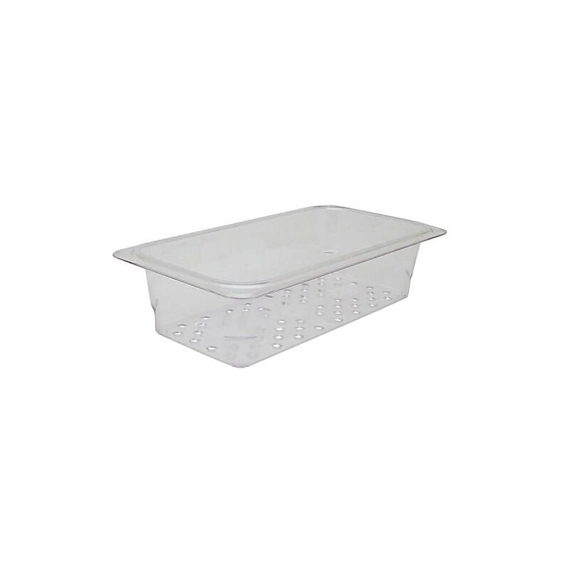 Cambro Camwear 3" Deep Clear Colander (78402) image 1