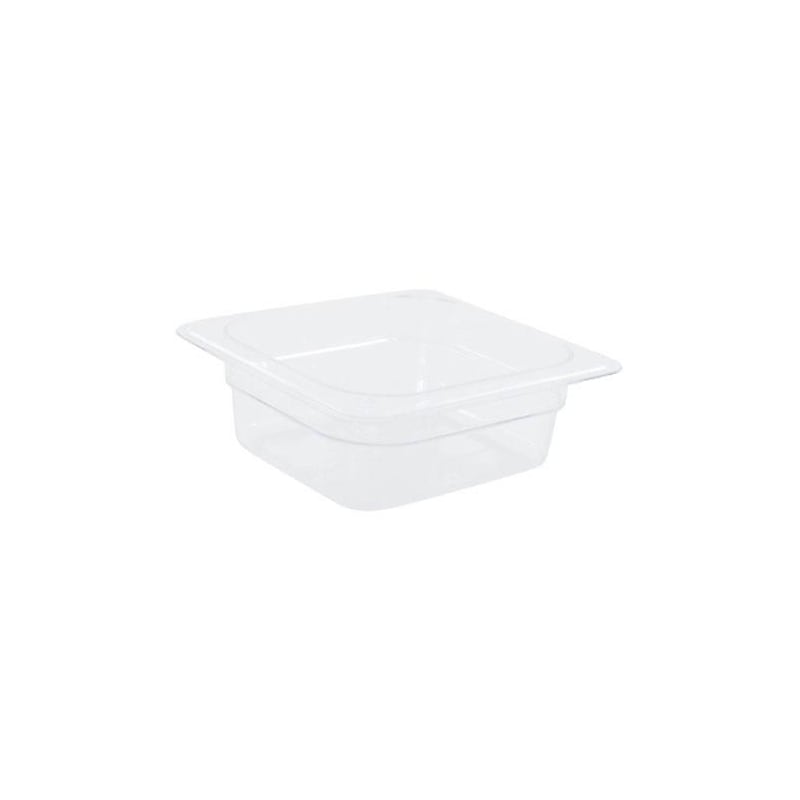 Cambro 1/6 Camwear Food Pan Containter, Clear, Pack of 12 (78462) image 1