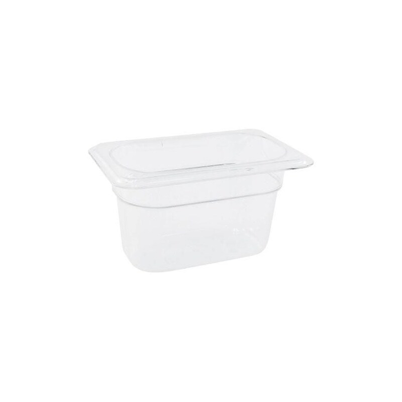 Cambro 1/9  Camwear Food Pan Containter, Clear (78494) image 1