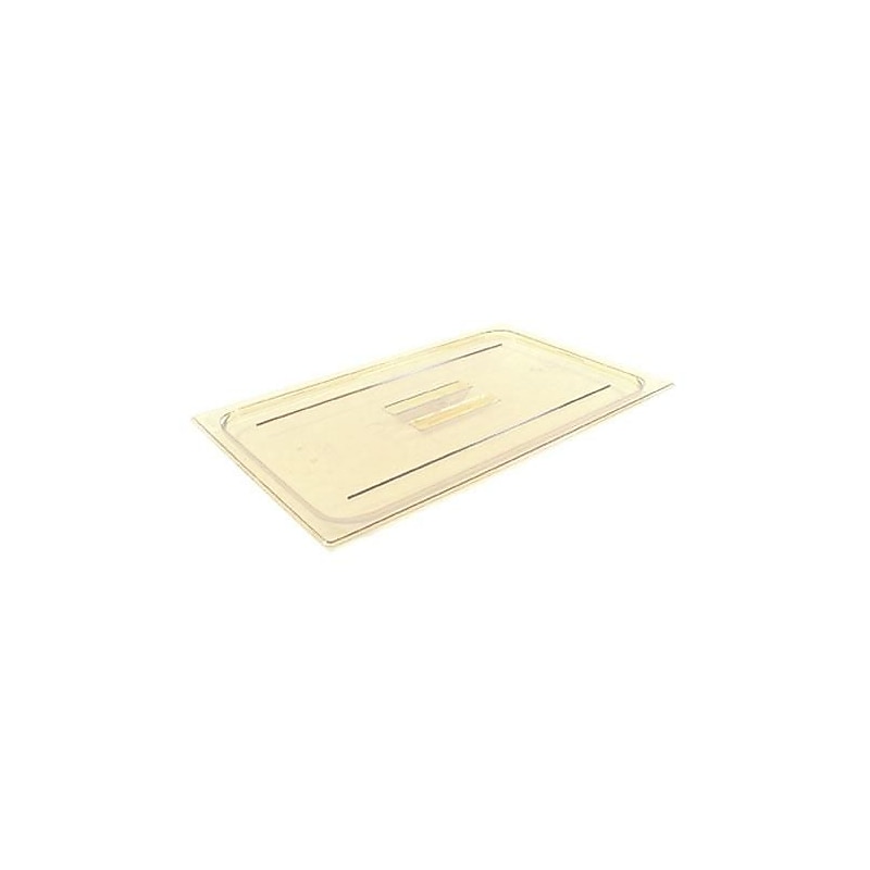 Cambro Full Size H-Pan™ Cover, 20 7/8" L x 12 3/4" W, Amber (10HPCH150) image 1