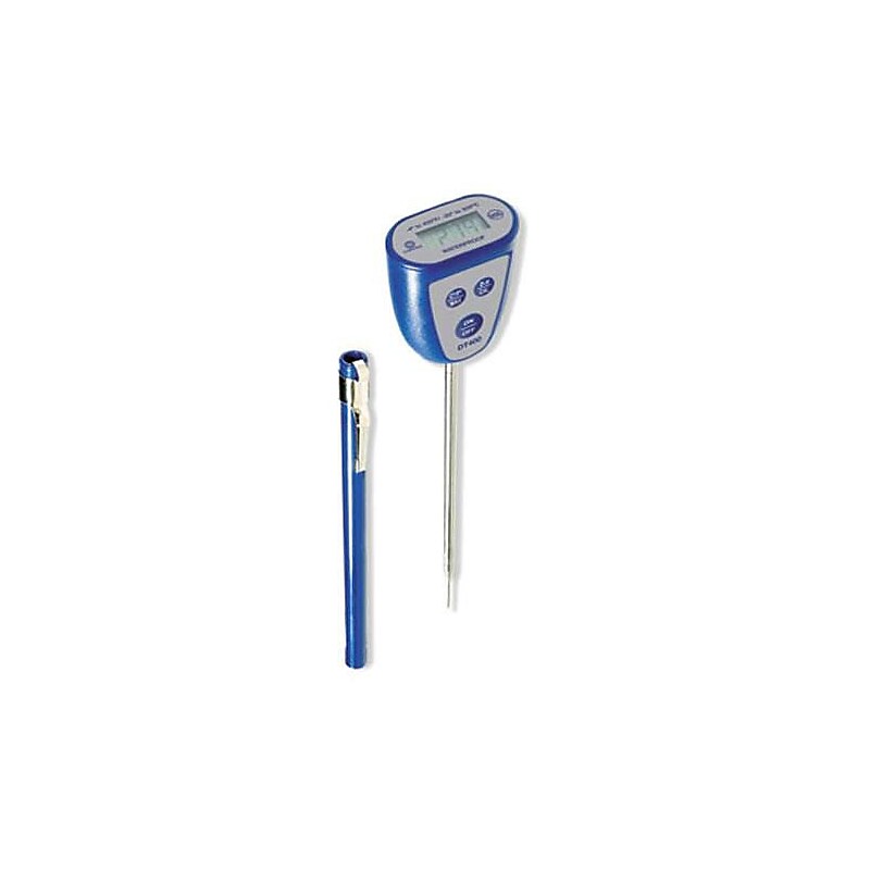Comark 400 F Digital Thermometer, Blue, 3.6" L x 8.8" H x 0.8" W image 1