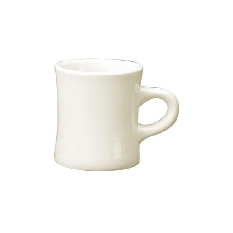International Tableware 10 Oz American White Diner Mug, 36/Pack (CR-75) image 1