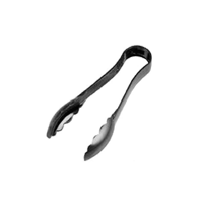 Cambro Camwear 9" Black Tong, Plastic (9TGS110) image 1