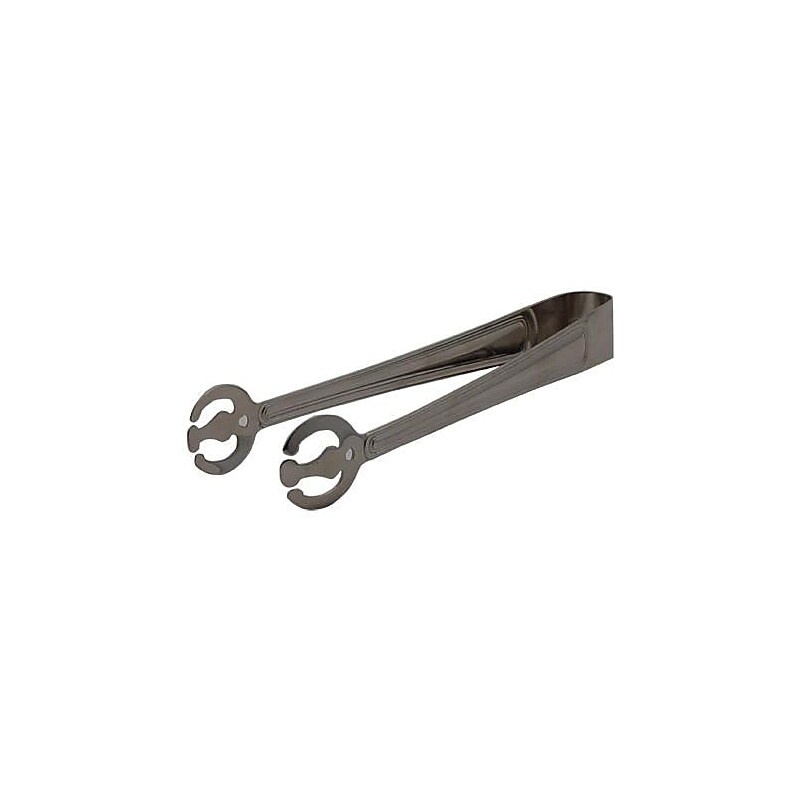 Update International 8 1/2" Ice Tong, Stainless Steel (RE-120) image 1
