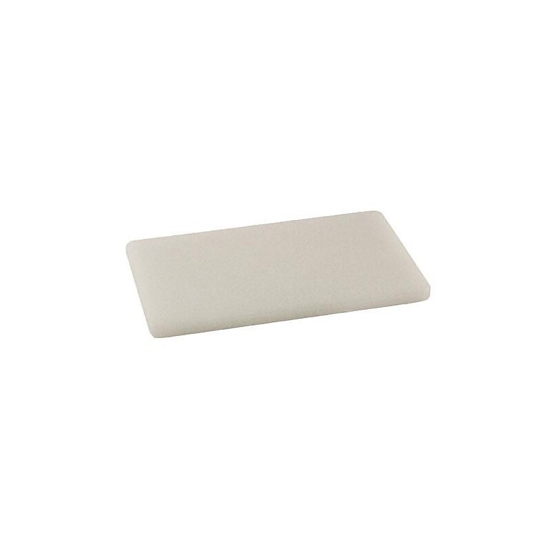 Winco 6" x 10" x 1/2" White Cutting Board (CBWT-610) image 1