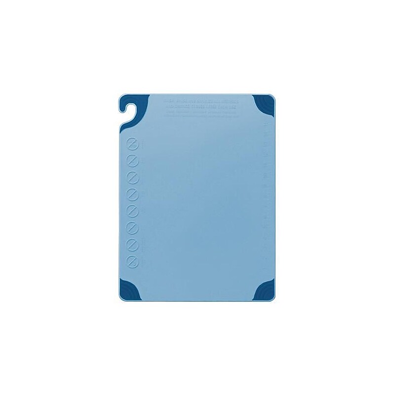 San Jamar 18" x 24" x 1/2" Blue Cutting Board (CBG182412BL) image 1
