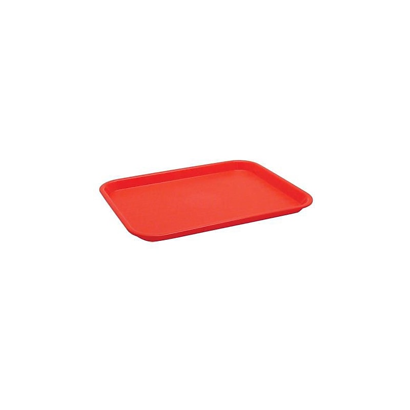 Carlisle Cafe® Red Food Tray, 10" L x 14" W, Red (CT101405) image 1