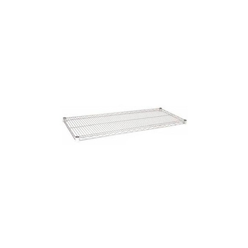 Focus Foodservice Chrome Plated Wire Shelf, 14" x 48" (FF1448C) image 1