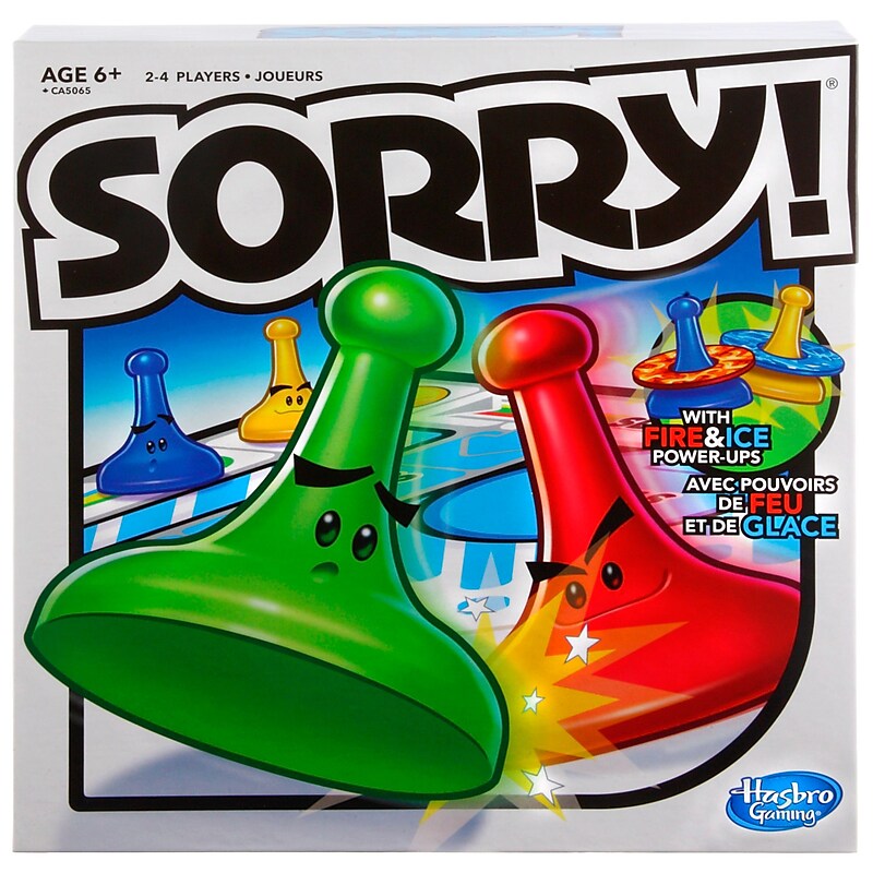 Hasbro Sorry! Classic Board Game, Multi-Player (A5065) image 1