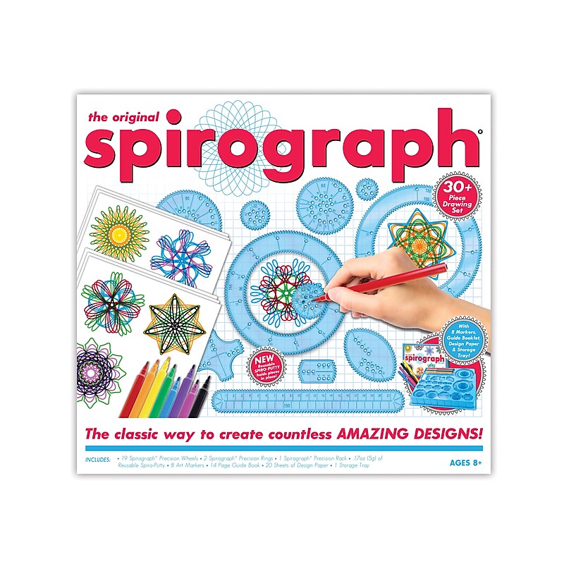 The Original Spirograph® Set with Markers, Ages 8+ Years (1013) image 1