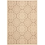 Safavieh Courtyard Paisley 6'7" x 9'6" Rectangle Indoor/Outdoor Area Rug, Machine Made, Cream/Light Chocolate (CYS6204-219-6)~#|#~m005056905_sc7