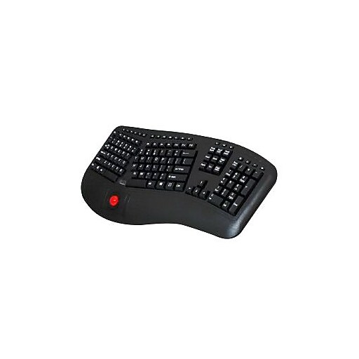 Adesso TruForm Wireless Keyboard, Black (WKB3500UB) Staples