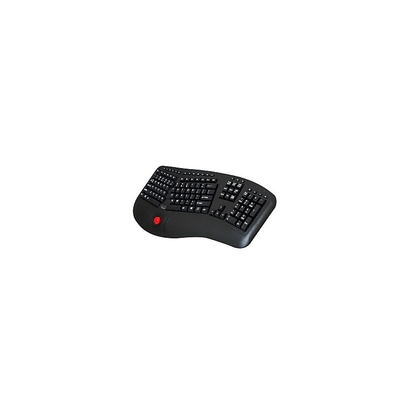 Adesso Tru-Form Wireless Keyboard, Black (WKB-3500UB) image 1