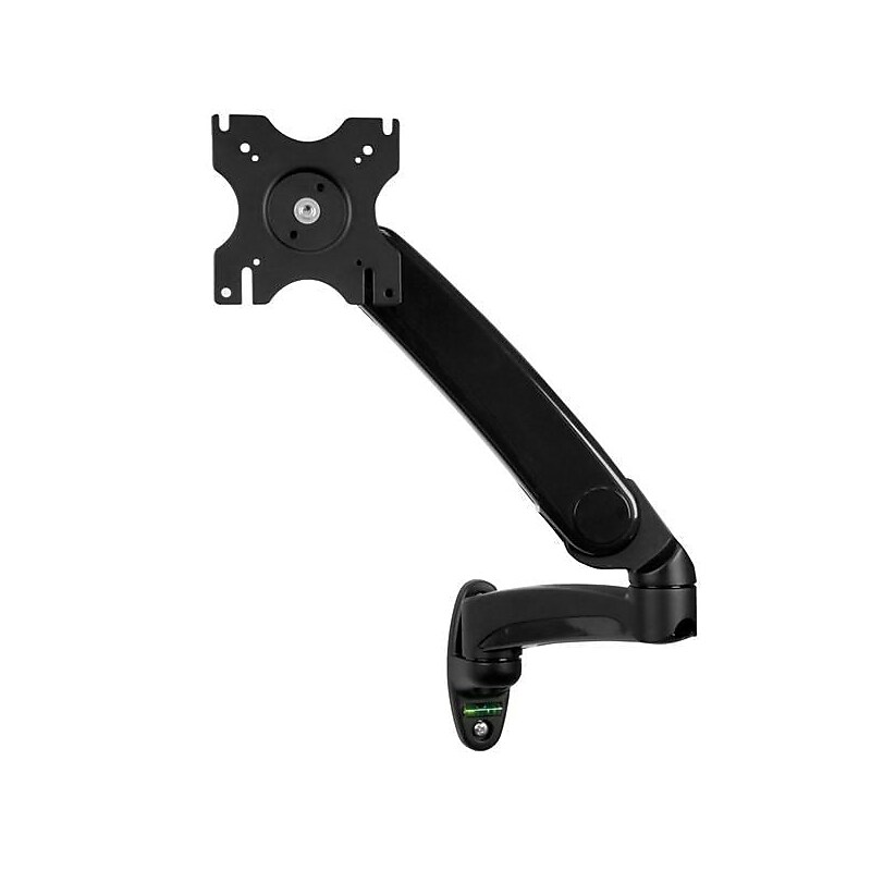 StarTech Single-Monitor Arm and Wall Mount, Up to 30", Black (ARMPIVWALL) image 1