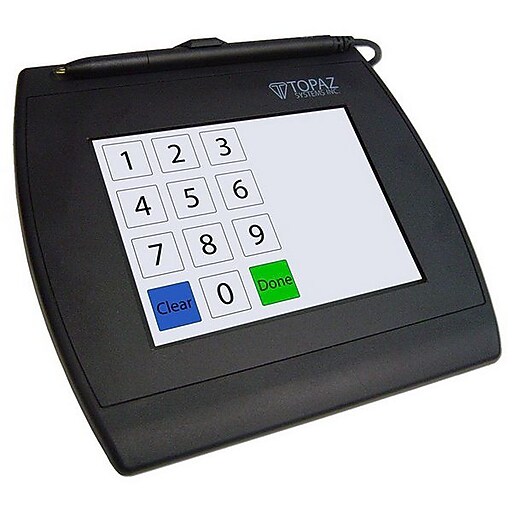 Topaz® SigGem® Color 5.7 TLBK57GCBHSBR Dual Serial/USB Backlit