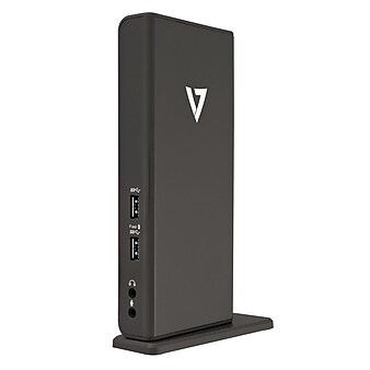 V7® USB 3.0 Docking Station, Gray (UDDS-1N)