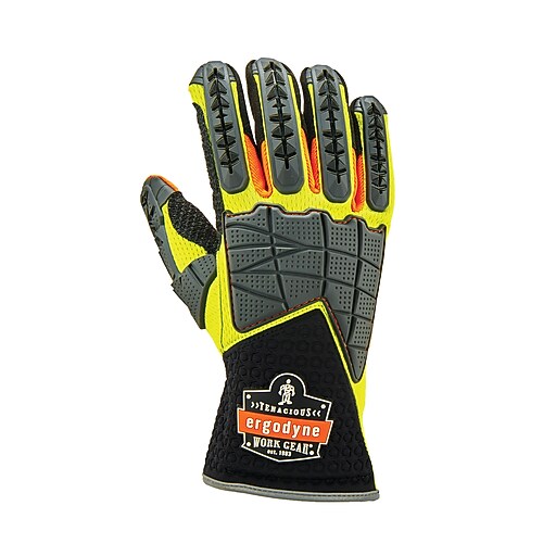 ProFlex 925F(x) Standard Dorsal ImpactReducing Gloves, Lime, L (17904