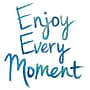WallPops Enjoy Every Moment Wall Quote 17.25 x 19.5 Blue (WPQ2134)~#|#~m005073601_sc7