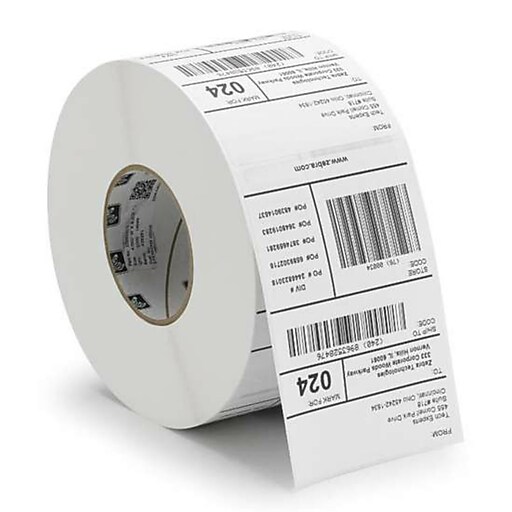 Zebra® ZSelect® 800272125 4000T Paper Thermal Transfer Label for