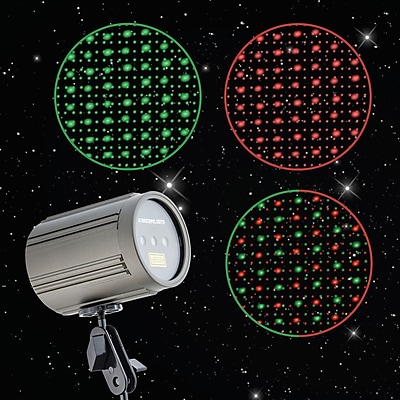 Red & Green Dots Premium Laser Projection Light with Color Isolation & Speed Control