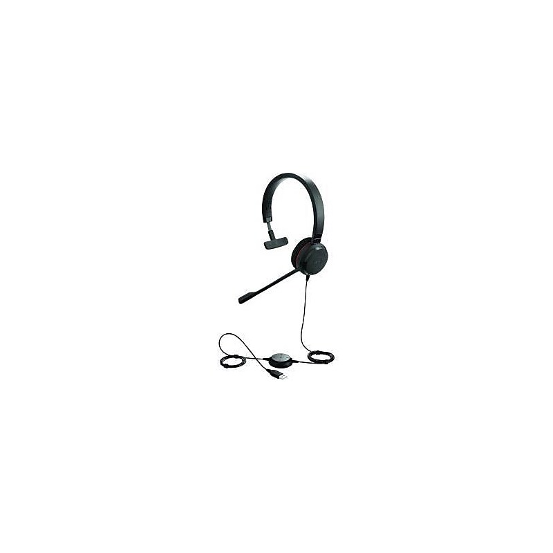 jabra Evolve 30 II MS Noise Canceling Mono Computer Headset, 3.5mm, MS Certified (5393-823-309) image 1