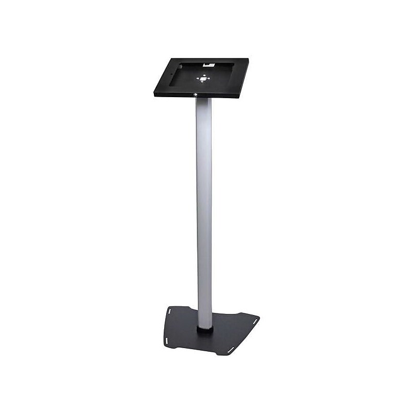 StarTech.com® STNDTBLT1FS Aluminum Lockable Floor Stand for 9.7" iPad, Black/Silver image 1