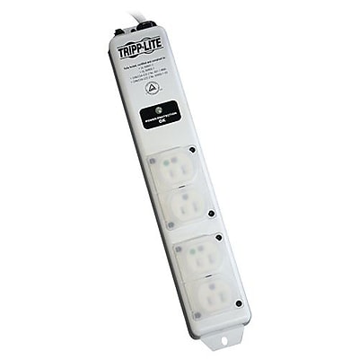 Tripp Lite 6′ 4 Outlet Power Strip w-Surge Protection, White Simolary simolary.com