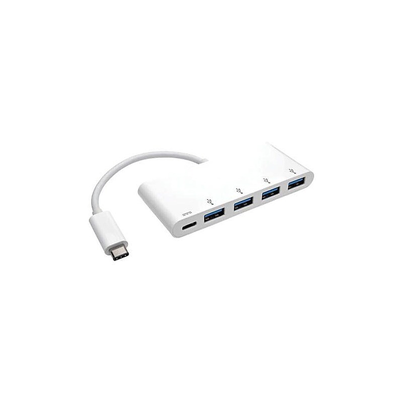 Tripp Lite U460-004-4A-C USB-C to 4 x USB-A 4 Port USB 3.1 Gen 1 Portable Hub image 1