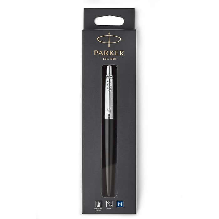 Parker Jotter Retractable Ballpoint Pen, Medium Point, Blue
