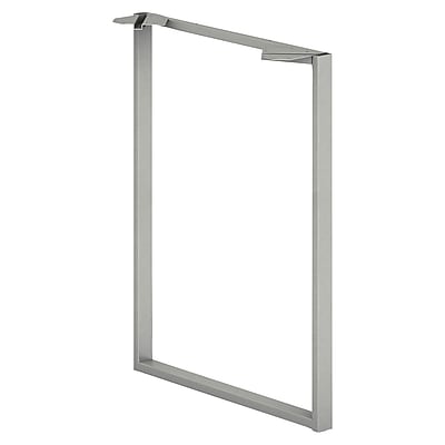 HON Voi Laminate Worksurface Component, Platinum Metallic