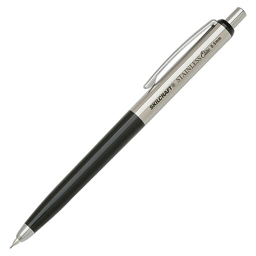 SKILCRAFT .5mm Mechanical Pencil, 0.5 mm Lead Diameter, Refillable