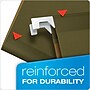 Pendaflex Ready-Tab 5-Tab Reinforced Hanging File Folders, Letter Size, Green, 25/Box (42590)~#|#~m005167963_sc7
