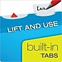 Pendaflex Ready-Tab 5-Tab Reinforced Hanging File Folders, Letter Size, Multicolor, 25/Box (42592)~#|#~m005167966_sc7