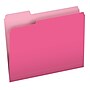 Pendaflex Recycled File Folder, 1/3-Cut Tab, Assorted, Letter Size, Pink/Light Pink, 100/Box (152 1/3 PIN)~#|#~m005168107_sc7