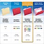 Pendaflex Recycled File Folder, 1/3-Cut Tab, Assorted, Letter Size, Pink/Light Pink, 100/Box (152 1/3 PIN)~#|#~m005168113_sc7