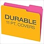 Pendaflex Glow Twisted Recycled File Folder, 1/3-Cut Tab, Assorted, Letter Size, Assorted Colors, 12/Pack (40526)~#|#~m005168167_sc7