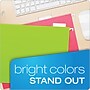 Pendaflex Glow 5-Tab Hanging File Folders, Letter Size, Multicolor, 25/Box (81672)~#|#~m005168170_sc7