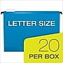 Pendaflex SureHook 5-Tab Hanging File Folders, Letter Size, Multicolor, 20/Box (6152 1/5 ASST)~#|#~m005168229_sc7
