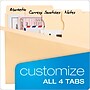 Pendaflex Recycled File Folder, 1/3-Cut Tab, Assorted, Letter Size, Manila, 24/Pack (10770)~#|#~m005168232_sc7