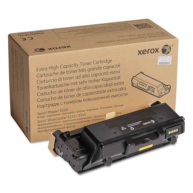 Xerox 106R03624 Black Extra High Yield Toner Cartridge, Prints Up to 15,000 Pages image 1