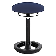 Safco  Twixt Desk Height Ergonomic 22 1/2" H Fabric Stool, Blue (3000BU)