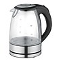 Mega Chef Glass/Stainless Steel Electric Tea Kettle, 1.7 ltr, Black/Silver (97096272M)~#|#~m005174501_sc7
