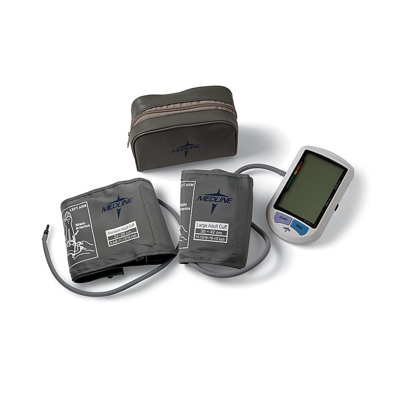 Medline Elite Automatic Digital Blood Pressure Monitor, Adult & Large Adult (MDS3001PLUS) image 1