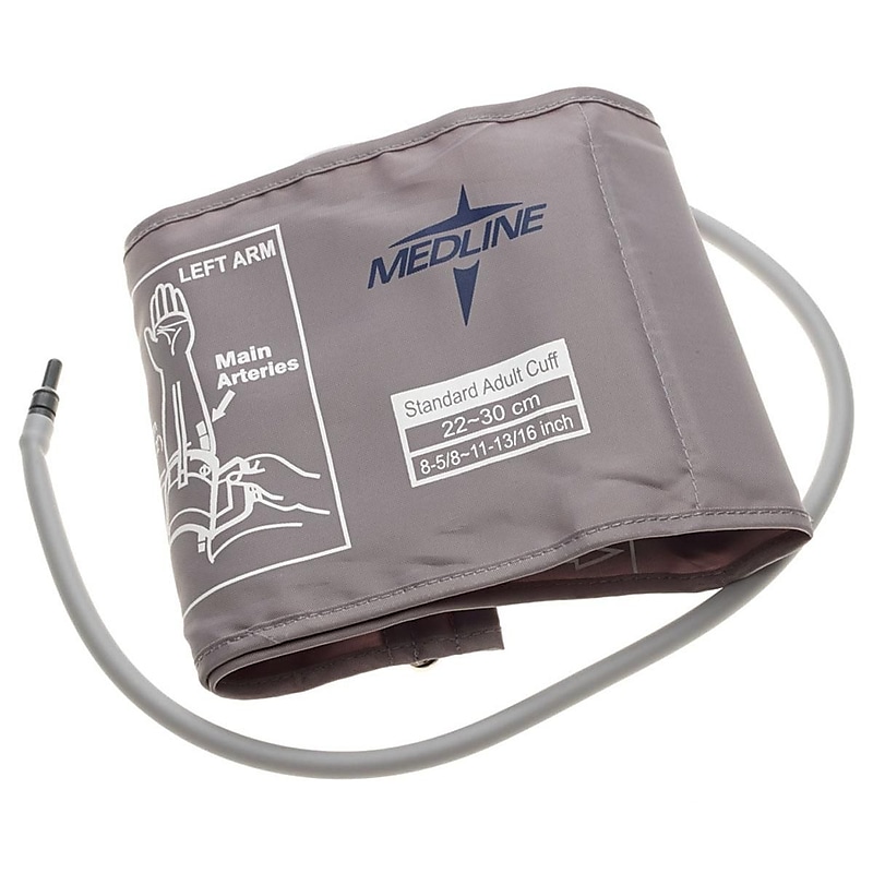 Medline Replacement Blood Pressure Cuffs, Standard, Adult (MDS9971) image 1