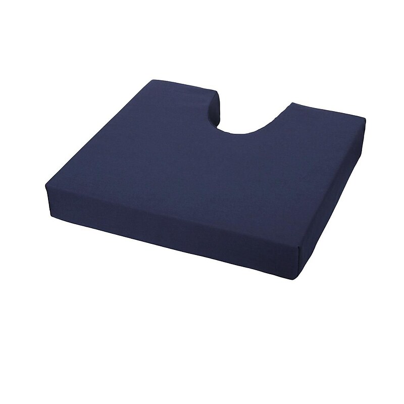 Medline Pressure Redistribution Foam Cushion with Coccyx Cut Out (MSCCYX1816R) image 1