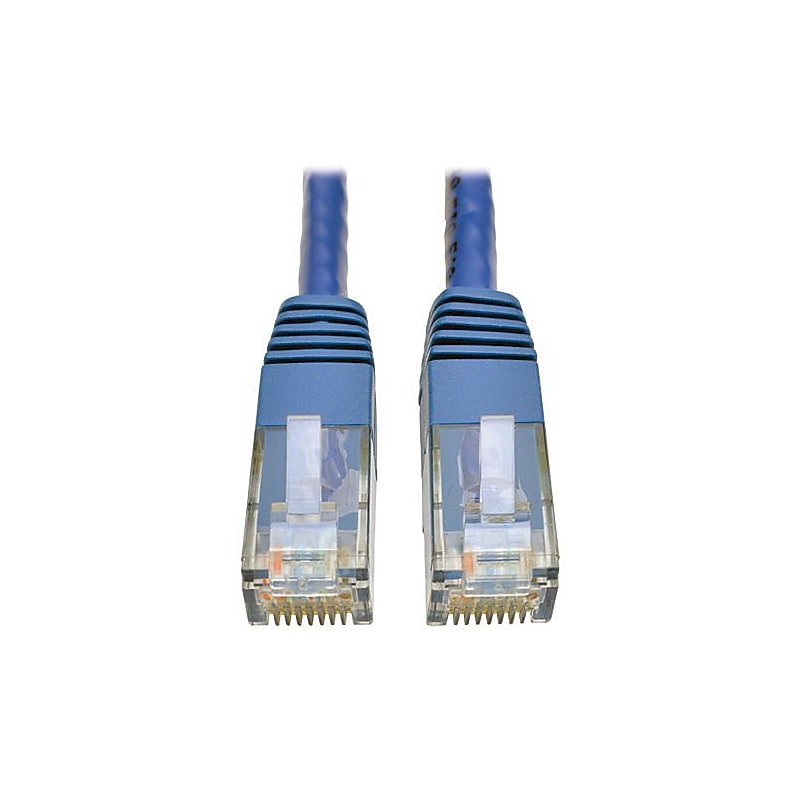 Tripp Lite N200-010-BL 10' Blue RJ-45 to RJ-45 Male/Male Cat6 Gigabit Molded Patch Cable image 1