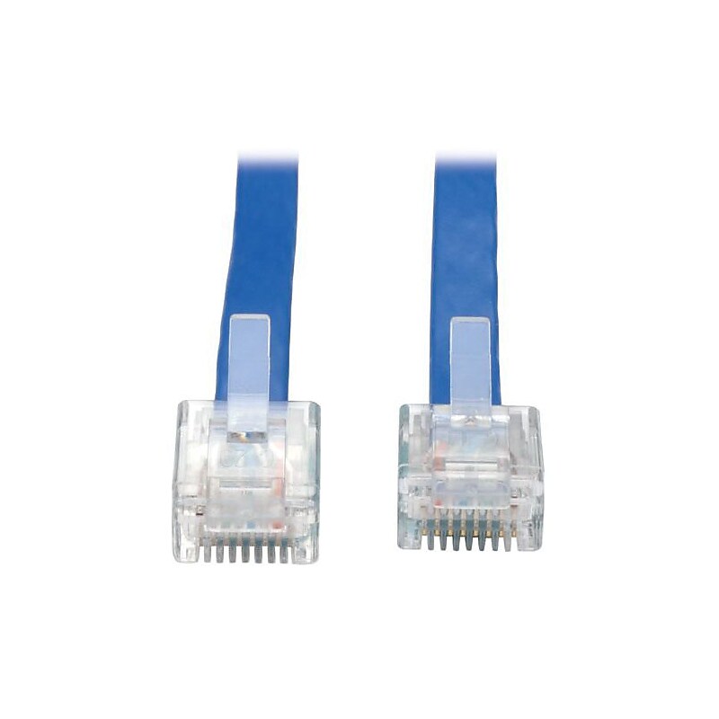 Tripp Lite 10' Blue RJ-45 to RJ-45 Male/Male Cisco Console Replacement Rollover Cable (N205-010-BL-FCR) image 1
